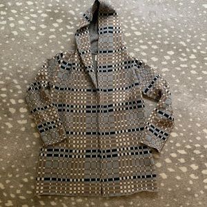 Anthropologie Field Flower xs hooded sweater coat